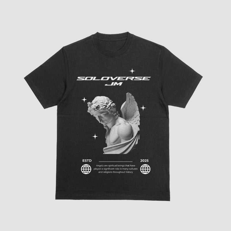 Black Soloverse Angel T-Shirt