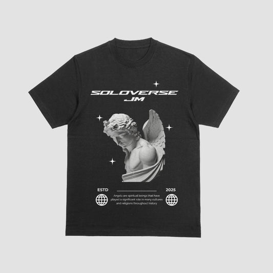 Black Soloverse Angel T-Shirt